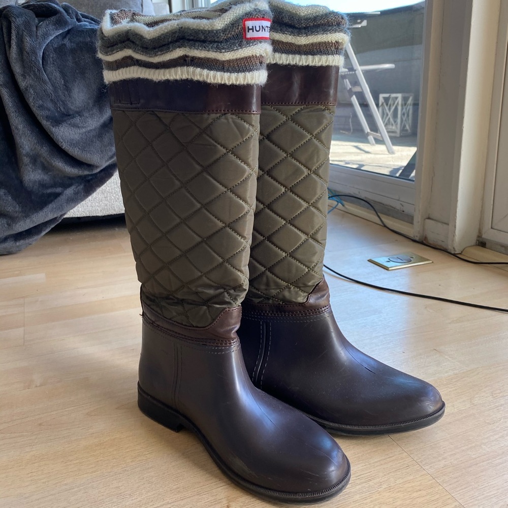 STORM by Cougar Quilted Rain Boots + Hunter Insert